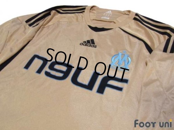 Photo3: Olympique Marseille 2008-2009 3rd Three quarter sleeve Shirt (3)