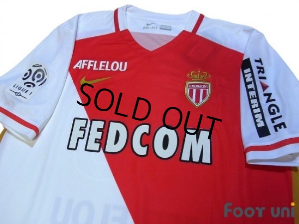 Photo3: AS Monaco 2015-2016 Home Shirt #28 Toulalan Ligue 1 Patch/Badge w/tags (3)
