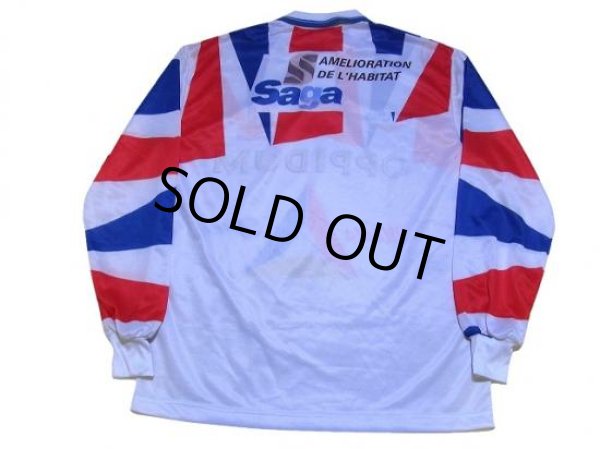 Photo2: FC Annecy 1992-1993 Home L/S Shirt (2)