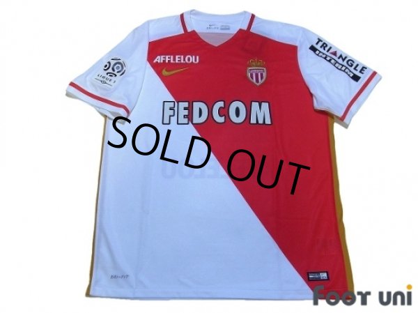 Photo1: AS Monaco 2015-2016 Home Shirt #28 Toulalan Ligue 1 Patch/Badge w/tags (1)