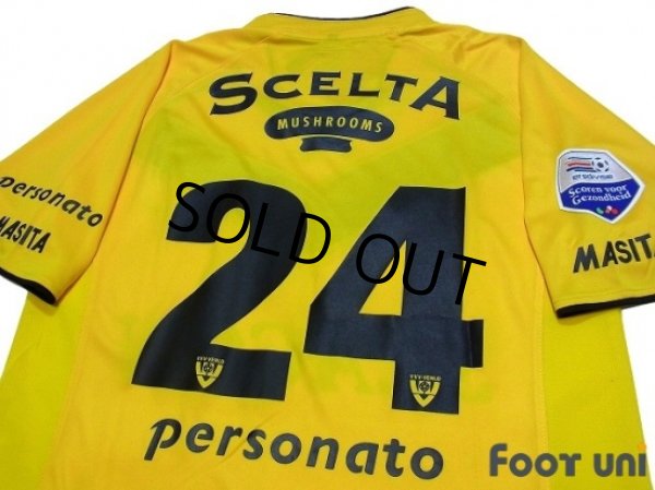 Photo4: VVV Venlo 2010-2011 Home Shirt #24 Eredivisie League Patch/Badge Cullen Robert w/tags (4)