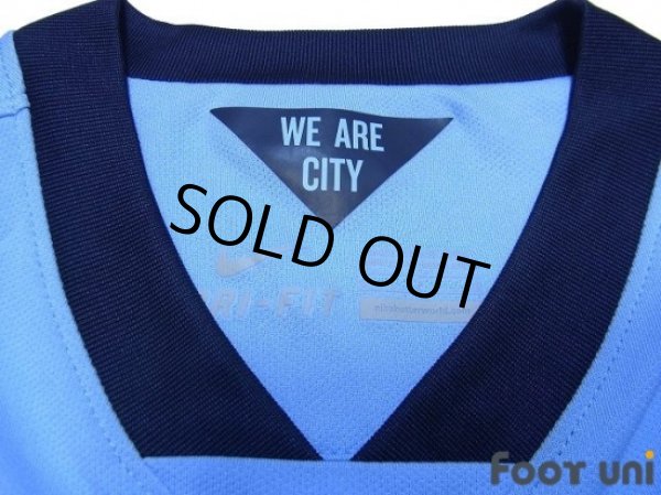 Photo5: Manchester City 2014-2015 Home Shirt #16 Kun Aguero Champions Barclays Premier League Patch/Badge (5)