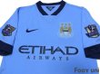 Photo3: Manchester City 2014-2015 Home Shirt #16 Kun Aguero Champions Barclays Premier League Patch/Badge (3)