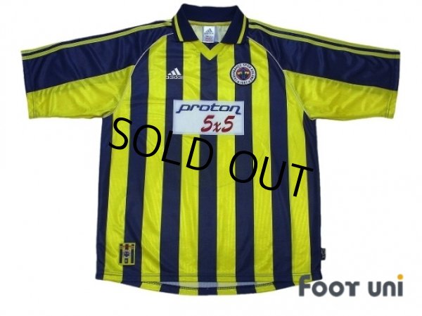 Photo1: Fenerbahce 1999-2000 Home Shirt (1)