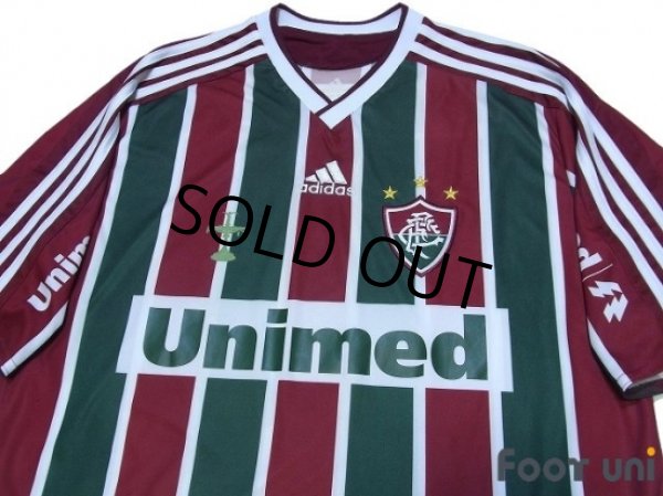Photo3: Fluminense 2009-2010 Home Shirt #10 (3)