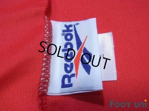 Photo8: Liverpool 1996-1998 Home Long Sleeve Shirt #15 Berger The F.A. Premier League Patch/Badge (8)