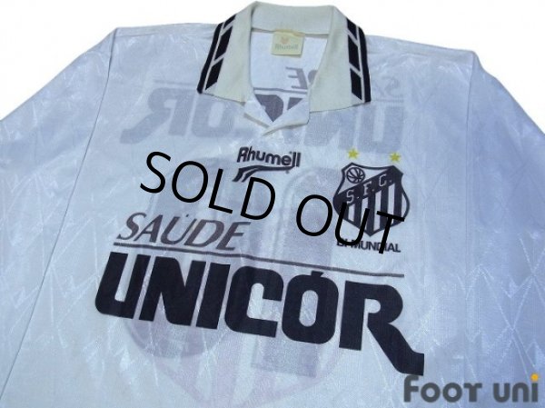 Photo3: Santos 1996 Home L/S Shirt #10 (3)