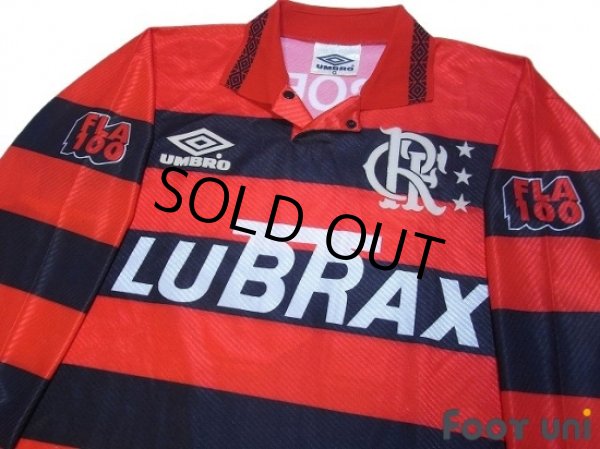 Photo3: Flamengo 1994 Centenario Home L/S Shirt #10 (3)
