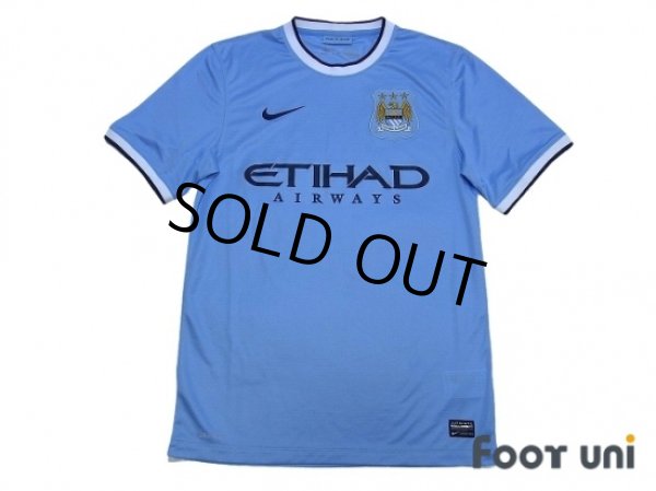 Photo1: Manchester City 2013-2014 Home Shirt (1)
