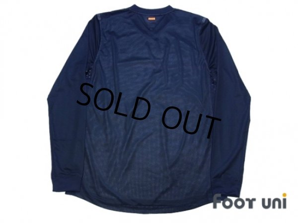 Photo2: Atletico Madrid 2011-2012 Away Authentic L/S Shirt (2)