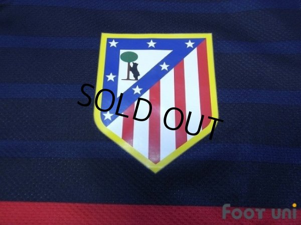 Photo5: Atletico Madrid 2011-2012 Away Authentic L/S Shirt (5)