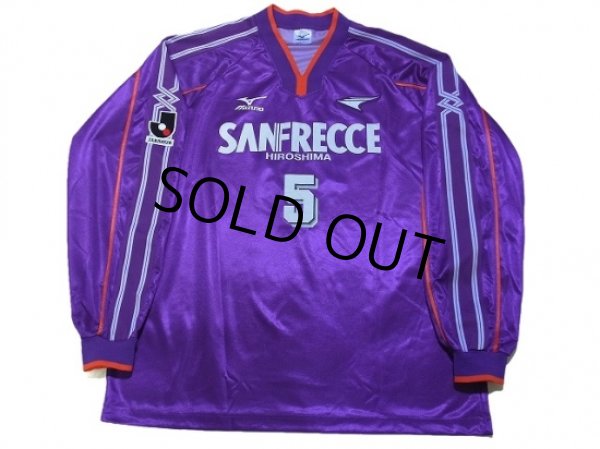 Photo1: Sanfrecce Hiroshima 2000-2002 Home Long Sleeve Shirt #5 (1)