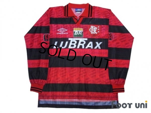 Photo1: Flamengo 1995 Centenario Home Long Sleeve Shirt #10 (1)