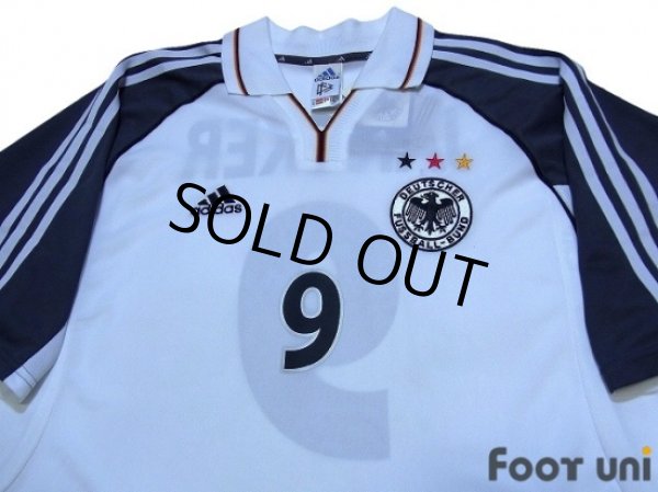 Photo3: Germany Euro 2000 Home Shirt #9 Jancker w/tags (3)