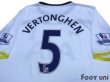 Photo4: Tottenham Hotspur 2014-2015 Home Shirt #5 Vertonghen BARCLAYS PREMIER LEAGUE Patch/Badge (4)