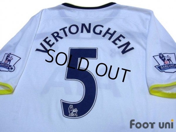 Photo4: Tottenham Hotspur 2014-2015 Home Shirt #5 Vertonghen BARCLAYS PREMIER LEAGUE Patch/Badge (4)