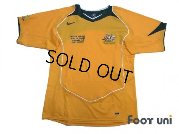 Photo1: Australia 2005 Home Shirt Commemorative embroidery (1)