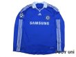 Photo1: Chelsea 2008-2009 Home Authentic Long Sleeve Shirt #26 Terry Champions League Patch/Badge (1)