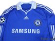 Photo3: Chelsea 2008-2009 Home Authentic Long Sleeve Shirt #26 Terry Champions League Patch/Badge (3)