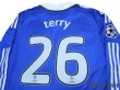 Photo4: Chelsea 2008-2009 Home Authentic Long Sleeve Shirt #26 Terry Champions League Patch/Badge (4)