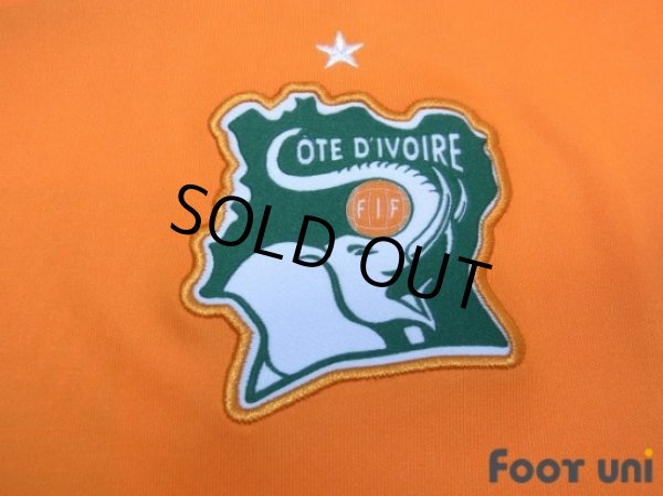 Photo6: Cote d'Ivoire 2014 Home Shirt #19 Toure Yaya w/tags (6)