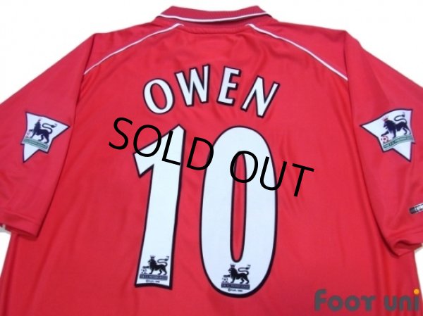 Photo4: Liverpool 2000-2002 Home Shirt #10 Owen The F.A. Premier League Patch/Badge (4)