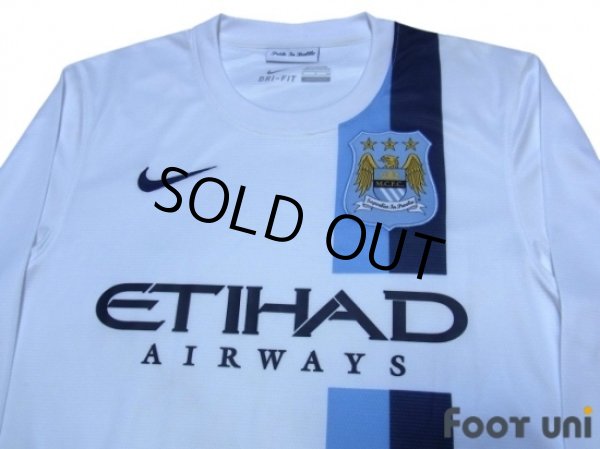 Photo3: Manchester City 2013-2014 3RD Long Sleeve Shirt (3)