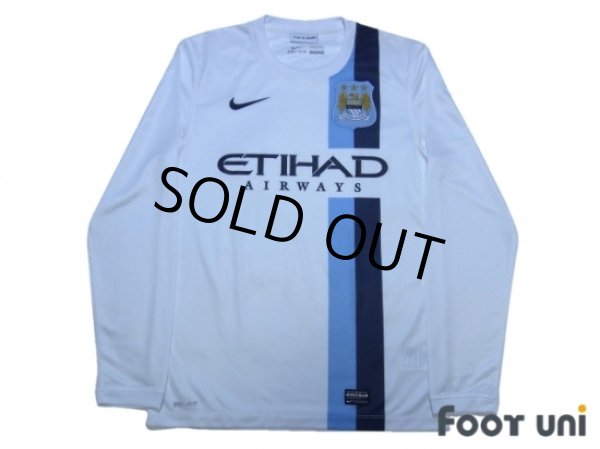 Photo1: Manchester City 2013-2014 3RD Long Sleeve Shirt (1)