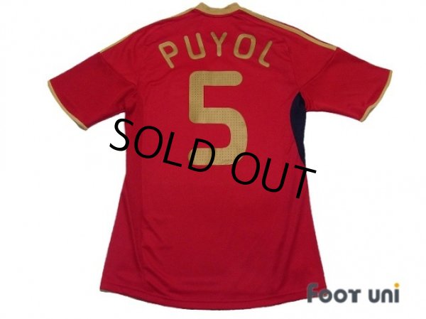 Photo2: Spain 2009 Home Shirt #5 Puyol (2)