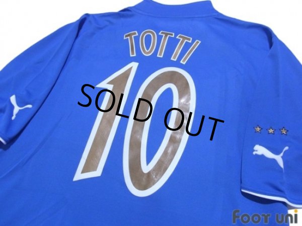 Photo4: Italy 2003 Home Shirt #10 Totti (4)