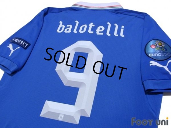Photo4: Italy 2012 Home Shirt #9 Balotelli (4)