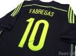 Photo4: Spain 2014 Away Shirt #10 Fabregas 2010 FIFA World Champions Patch (4)