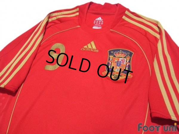 Photo3: Spain Euro 2008 Home Shirt #9 Torres w/tags (3)