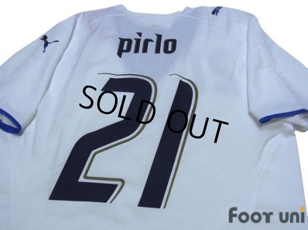 Photo4: Italy 2006 Away Shirt #21 Pirlo (4)