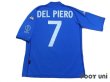 Photo2: Italy 2000 Home Shirt #7 Del Piero Korea Japan FIFA World Cup 2002 Patch (2)