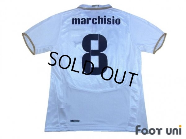 Photo2: Italy 2008 Beijing Olympic Away Shirt #8 Marchisio  (2)
