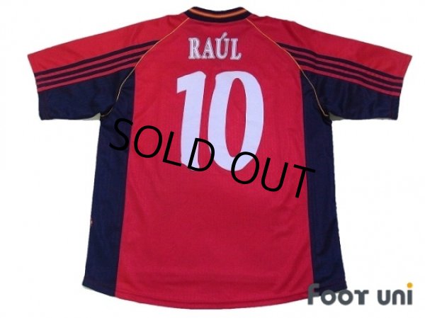 Photo2: Spain 1998 Home Shirt #10 Raul (2)