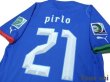 Photo4: Italy 2012 Home Shirt #21 Pirlo FIFA w/Confederations Cup Brazil 2013 Patch (4)