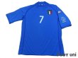 Photo1: Italy 2000 Home Shirt #7 Del Piero Korea Japan FIFA World Cup 2002 Patch (1)