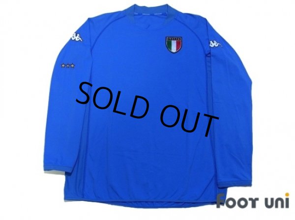 Photo1: Italy 2002 Home Long Sleeve Shirt (1)