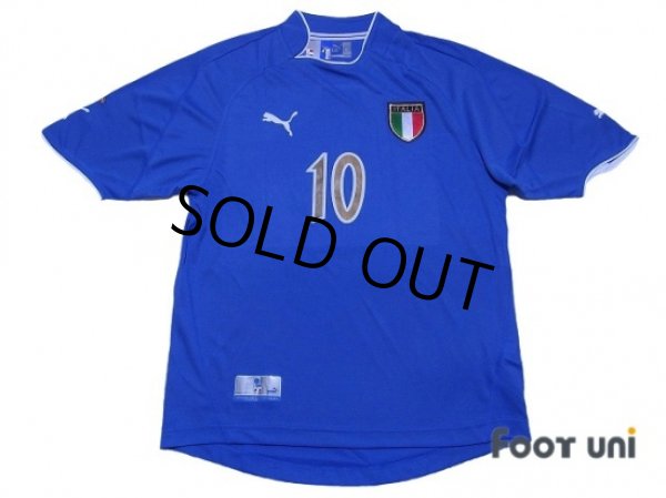 Photo1: Italy 2003 Home Shirt #10 Totti (1)