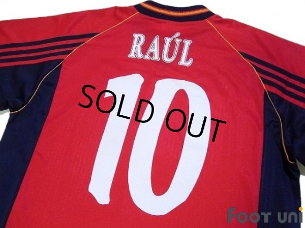 Photo4: Spain 1998 Home Shirt #10 Raul (4)