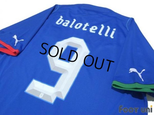 Photo4: Italy 2013 Home Shirt #9 Balotelli (4)