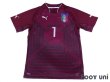 Photo1: Italy 2014 GK Shirt #1 Buffon (1)