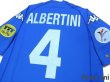 Photo4: Italy Euro 2000 Home Shirt #4 Albertini UEFA Fair Play Patch (4)