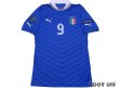 Photo1: Italy 2012 Home Shirt #9 Balotelli (1)