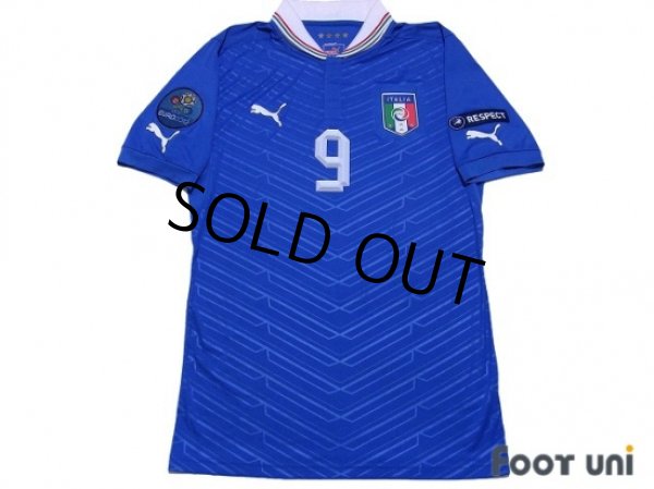 Photo1: Italy 2012 Home Shirt #9 Balotelli (1)