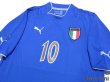 Photo3: Italy 2003 Home Shirt #10 Totti (3)