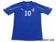 Photo1: Italy 2010 Home Shirt #10 Cassano (1)