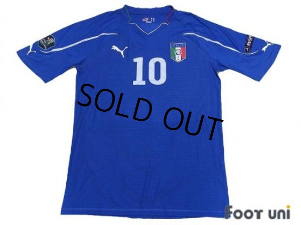 Photo1: Italy 2010 Home Shirt #10 Cassano (1)